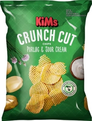 KiMs Crunch Cut Purløg & Sour Cream 160g