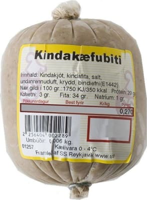 Kindakæfa bitar lt