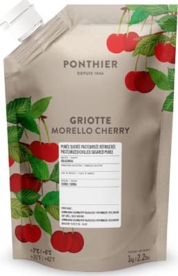 Kirsuberjapúrra Morello 1 kg Ponthier