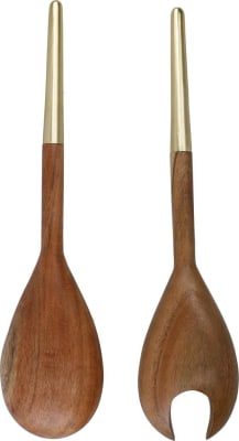KitchenCraft Artesá salatsett 30.5cm Artesa gold/acacia viður