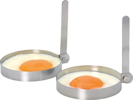 KitchenCraft Eggjahringur stál 2stk