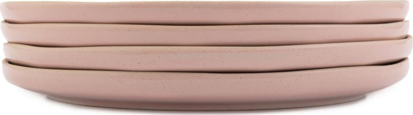 KitchenCraft Jamie Oliver Big Love diskar 4stk 27cm pink