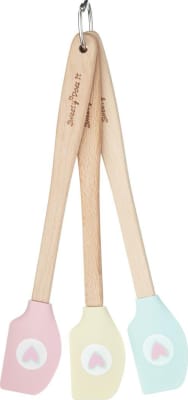 Kitchencraft sleikja 3stk saman í setti 20,5cm 3 litir