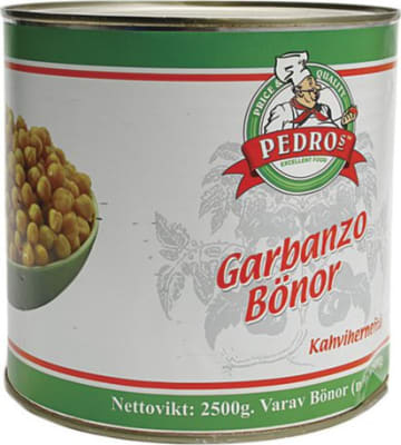 Kjúklingabaunir soðnar 2,5kg (6stk/ks)