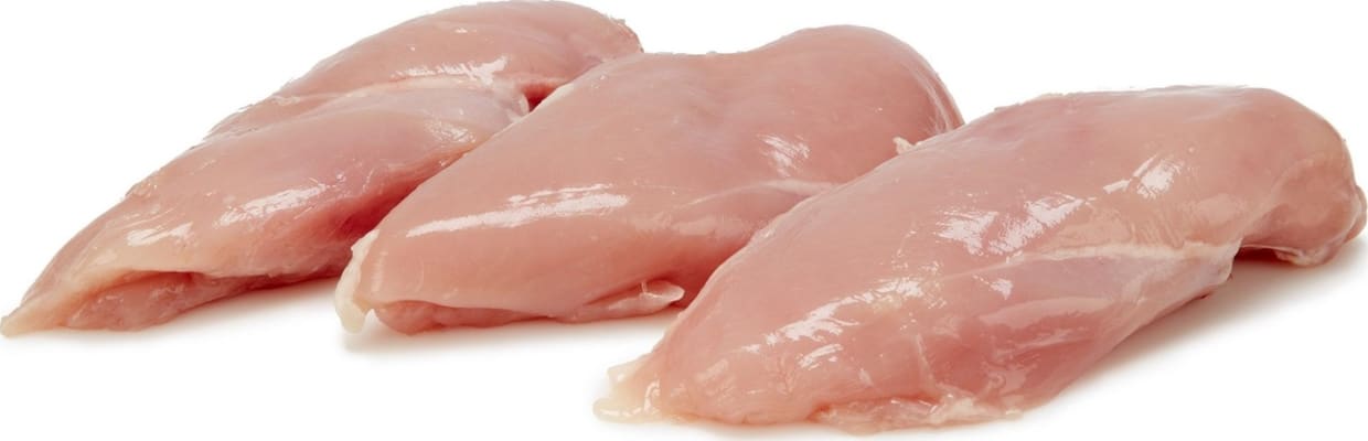 Kjúklingabringur óeldaðar 140g+ per/stk 1x5Kg