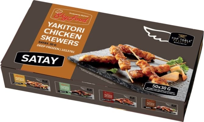 Kjúklingaspjót Satay 1,5kg