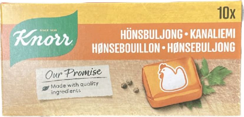 Knorr kraftur kjúklinga 10 stk