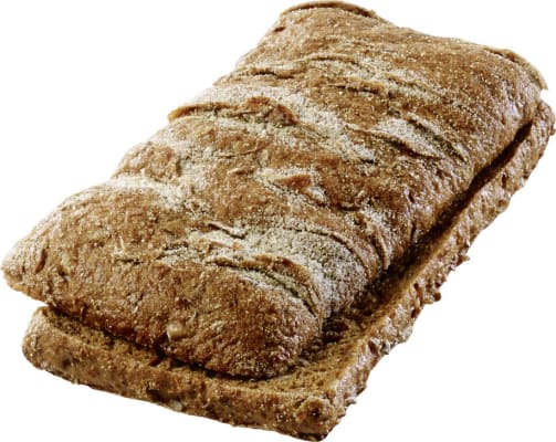 Kohberg Rúgbrauðs Samloka Skorin