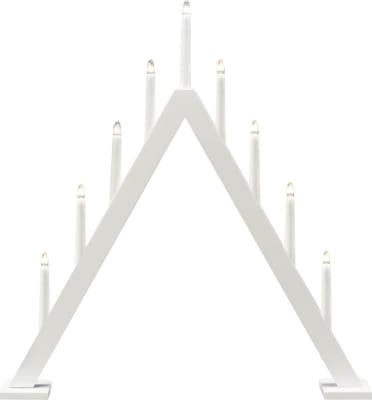KonstSmide Aðventuljós 9 ljós hvítt