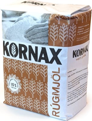 Kornax rúgmjöl 10x1kg