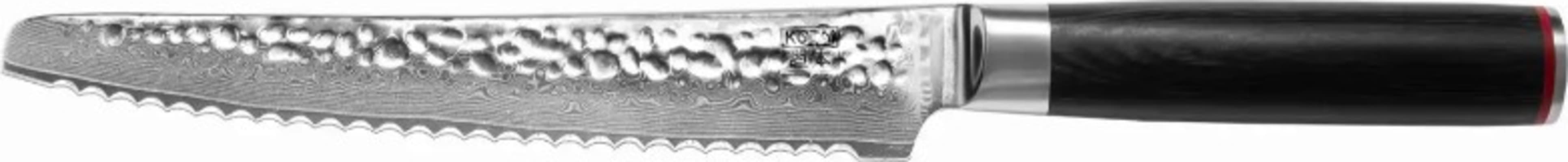 Kotai Pakka Damascus Brauðhnífur 200 mm.