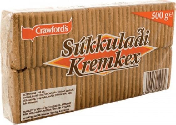 Kremkex súkkulaði 500 gr