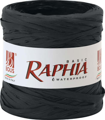Krullukefli-RAFHIA BASIC Nero 200mtr