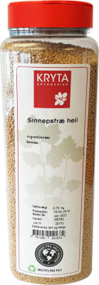 Kryta Sinnepsfræ Heil - Sennep Gul Hel