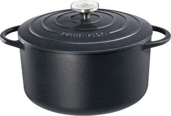 Kuchenprofi Pottur steypujárn 26cm svartur