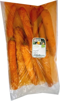 Lífrænar Gulrætur Pakkaðar