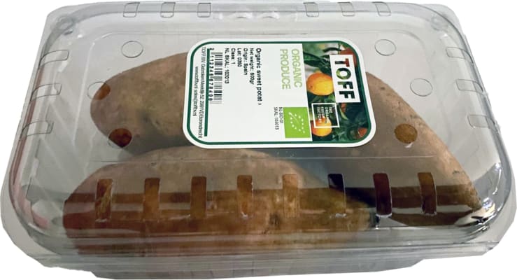 Lífrænar Sætar Kartöflur Pakkaðar