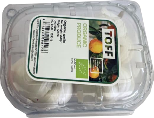 Lífrænn Hvítlaukur Pakkaður