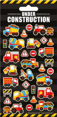 Límmiðar Sparkle – Construction   (12)