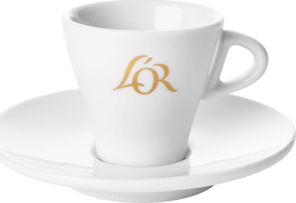 L´OR espresso bollar og undirskálar