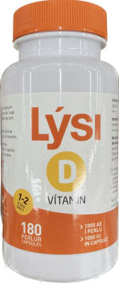 Lýsi d-vítamín 180 stk