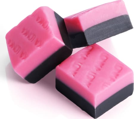 Lakrids/Hindbær Fudge