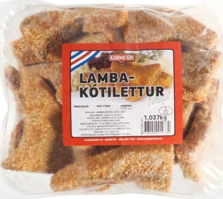 Lambakótelettur í raspi 5kg/ks