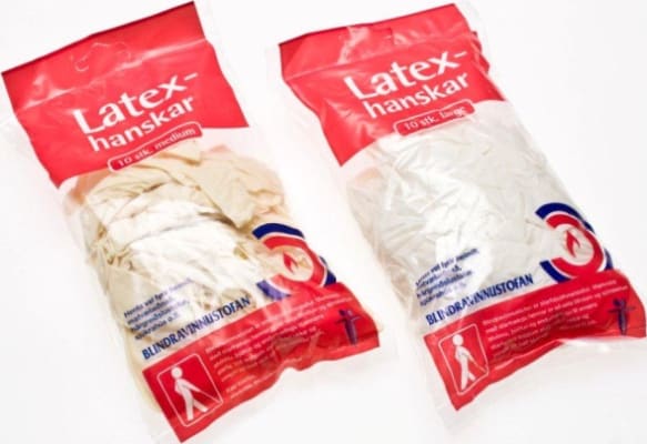 Latex hanskar small 10stk