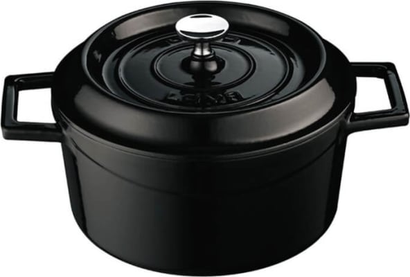 LAVA mini pottur 10 cm – Svartur