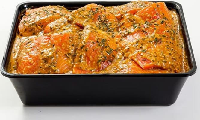 Laxasteikur m/roði í sesam og engifer [10kg/ks]