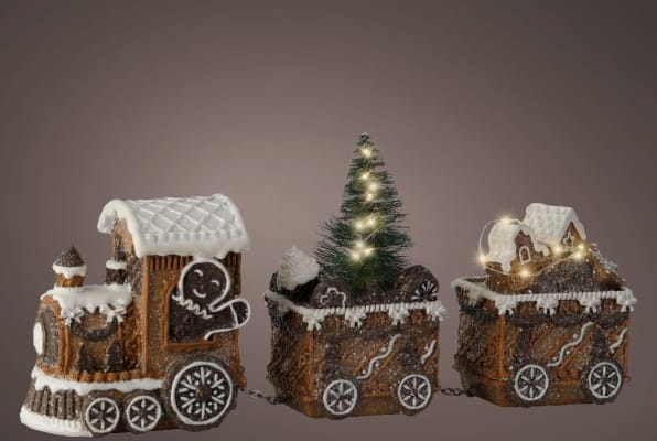 LED Lest Gingerbread 18x16cm. (4)