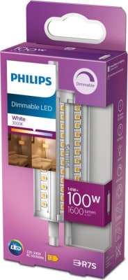 LEDC 100W R7S 118mm WH Dimmanleg