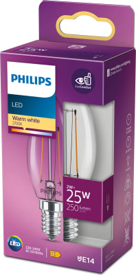 LEDF-KERTI 25W GLÆR FILAMENT