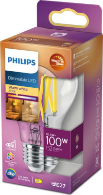 LEDF ALMENN 100W GLÆR FILAMENT E27 WGD