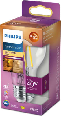 LEDF Almenn 40w filament WarmGlow