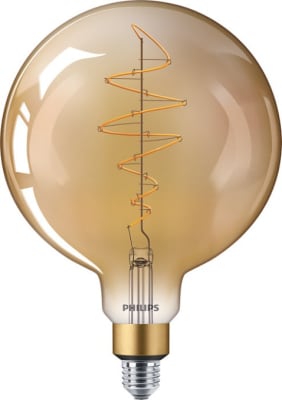 LEDF Giant Globe 40W 200mm Gold dim