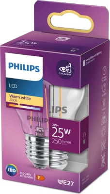 LEDF KÚLA 25W GLÆR FILAMENT E27