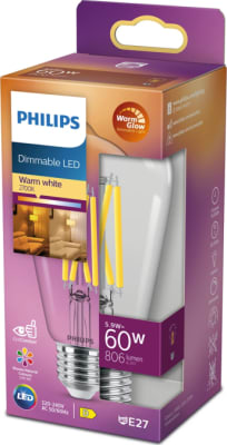 LEDF ST64 60w filament WarmGlow