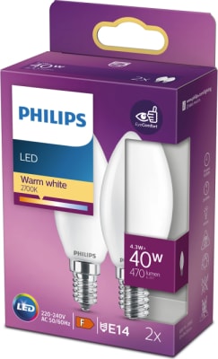 LEDG Kertapera 40w mött E14 2 í boxi