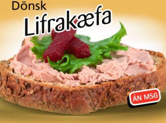 Lifrakæfa dönsk 190g/stk