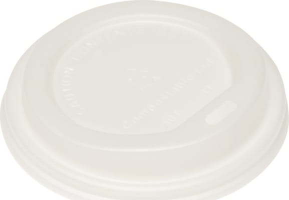 Lok fyrir kaffibolla umhverfisvæn PLA 8oz 1000stk