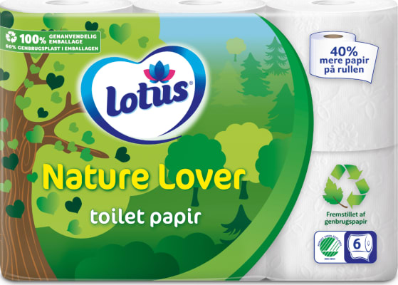 Lotus Nature Lover WC pappír 8x6stk