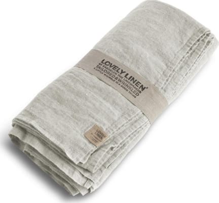 Lovely Linen Dúkur 145x250 light grey