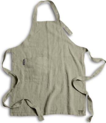 Lovely Linen Svunta með smellum avocado