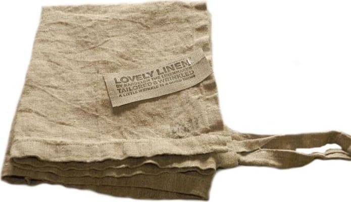 Lovely Linen Svunta stutt natural beige