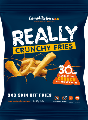 LW Crunchy franskar 9x9 4x2,5kg