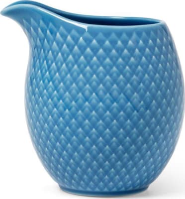 Lyngby Porcelæn Rhombe mjólkurkanna 0,39cl blá
