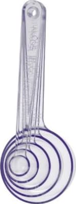 Mæliskeiðasett 5 stk. - Plast.