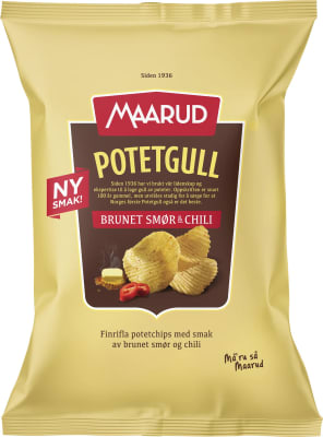 Maarud Flögur með Brúnuðu Smjöri&Chilli