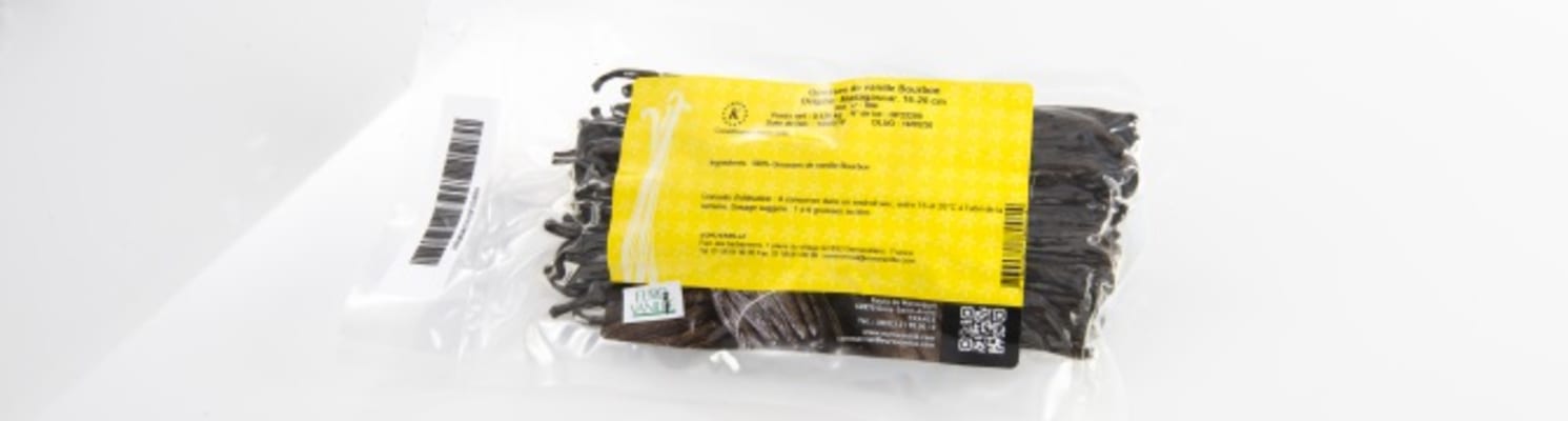 Madagaskar vanillustangir 16-20cm 125g